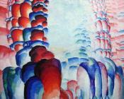 弗朗齐歇克 库普卡 : Hindu Motif, or Graduated Red